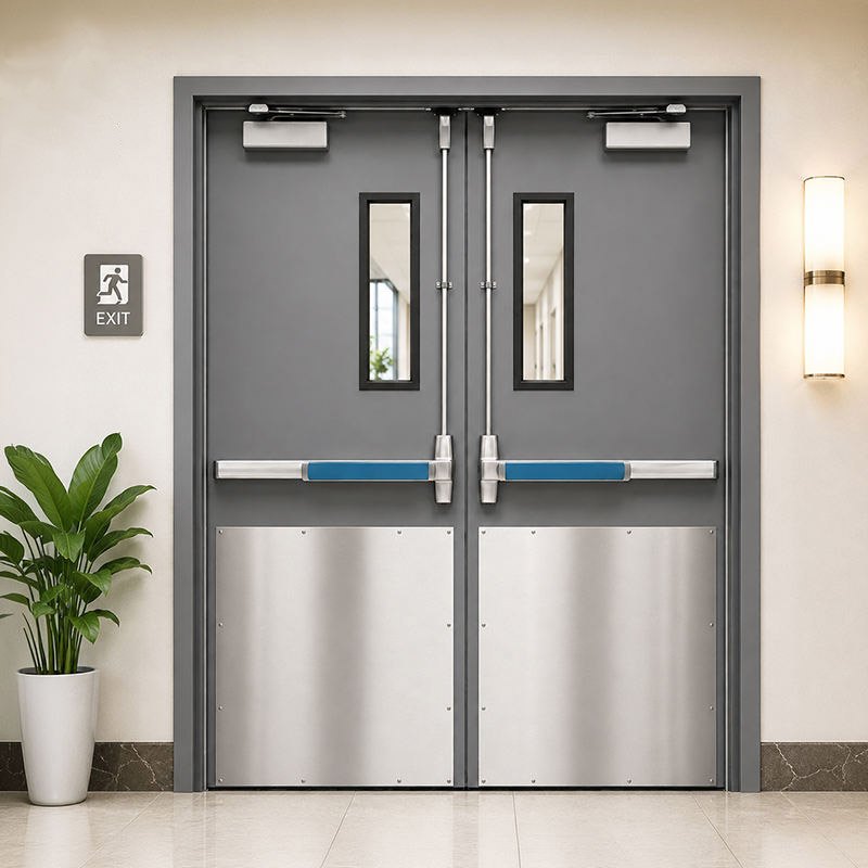 Steel fire proof door