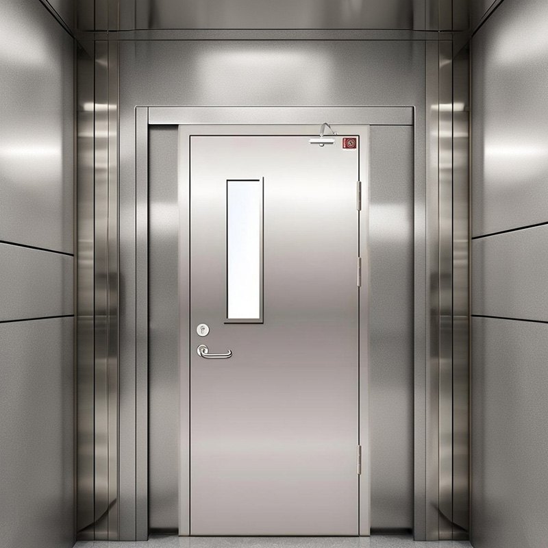 Steel fire proof door