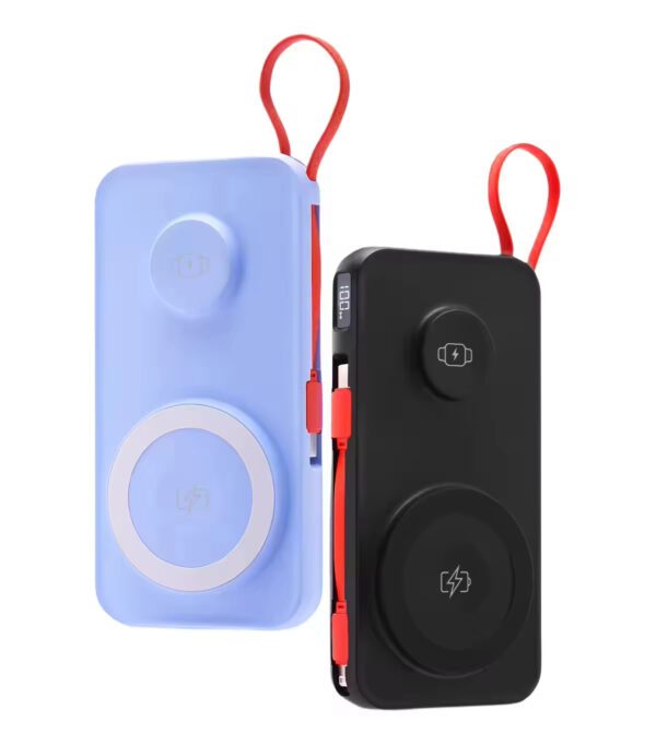 New Arrival 3-in-1 Power Bank 10000mAh Super Fast Charging Mobile Wireless Power Bank with Cablefor Earphones/Phone/Watch
