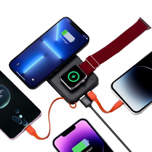 New Arrival 3-in-1 Power Bank 10000mAh Super Fast Charging Mobile Wireless Power Bank with Cablefor Earphones/Phone/Watch - Image 3
