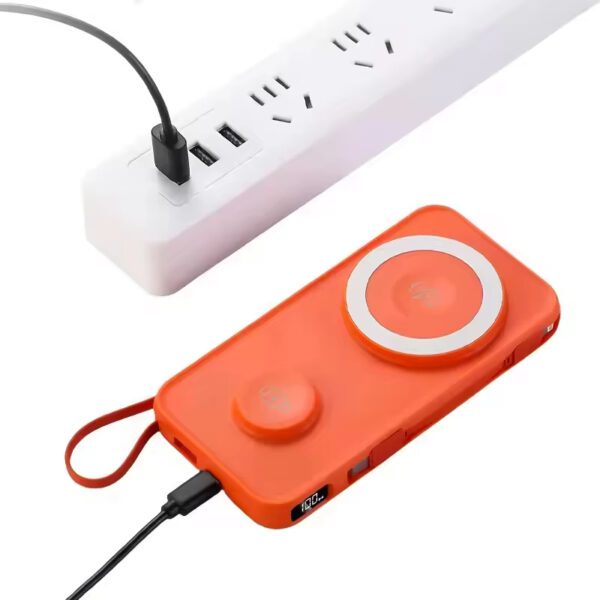 New Arrival 3-in-1 Power Bank 10000mAh Super Fast Charging Mobile Wireless Power Bank with Cablefor Earphones/Phone/Watch - Image 4