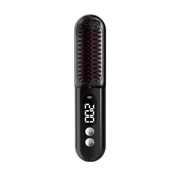 Charging Hair Straightening Comb Negative Ion Hair Straightener for Curling and Straightening - Image 2