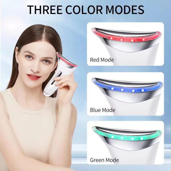 EMS Vibration Neck Lift Device Skin Beauty Tools Instrument Facial Machine Face Massager - Image 8