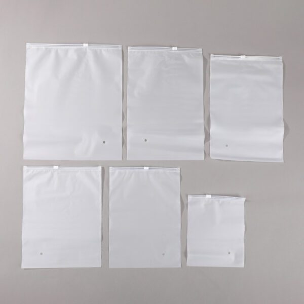 Spot PE Matte Zipper Bag Universal Clothing Packaging Bag Zipper bag can be printed with logo - Image 5