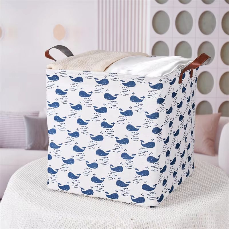 Wholesale Cloth Storage Organizer Box Foldable Fabric Storage Bins for Home Closet Toys Laundry Durable Organizing Baskets - Image 8