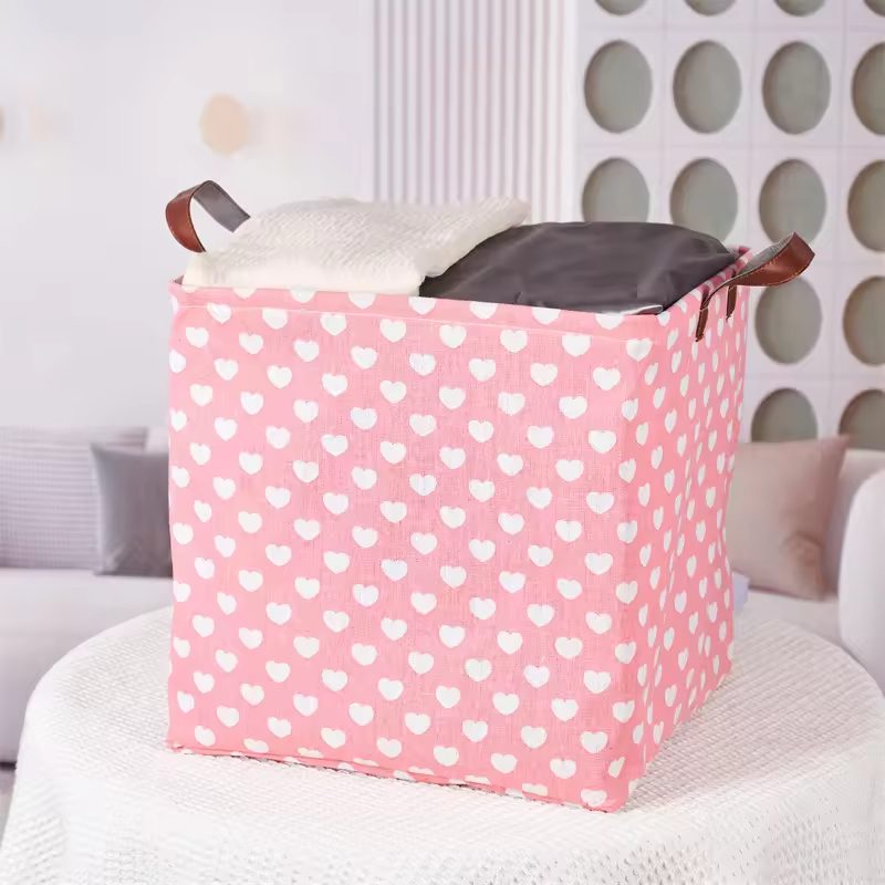 Wholesale Cloth Storage Organizer Box Foldable Fabric Storage Bins for Home Closet Toys Laundry Durable Organizing Baskets - Image 5