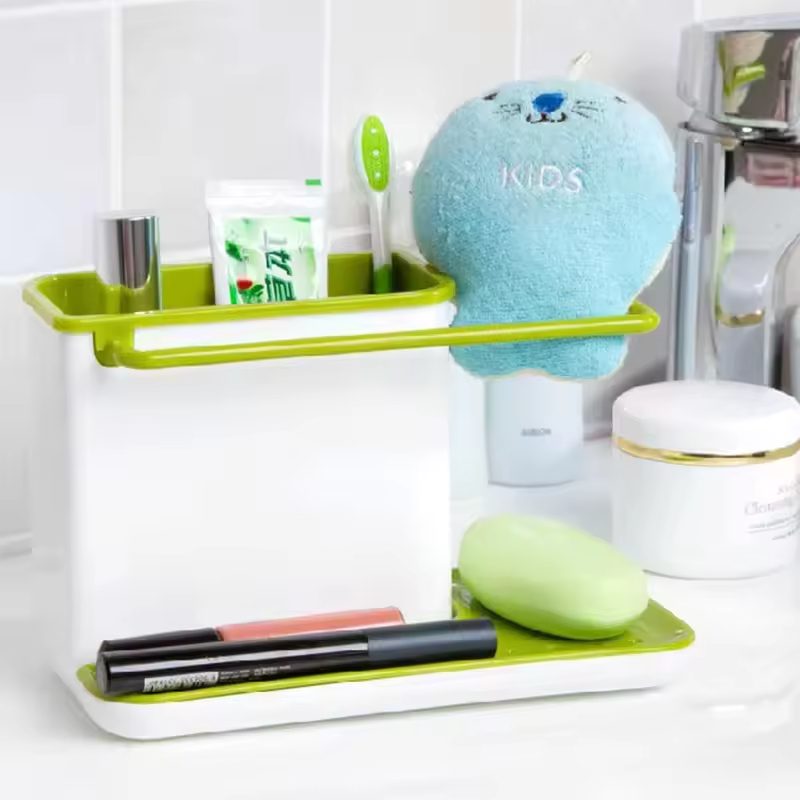 Kitchen Sink Utensils Holders Drainer Storage Shelf Sponge Holder Draining Sink Box Kitchen Tool - Image 2