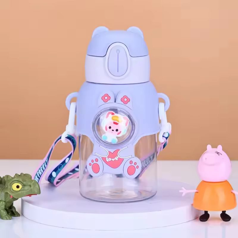 Hot Selling Cartoon Water Bottle for Kids Food Grade Plastic Children Water Bottle - Image 5